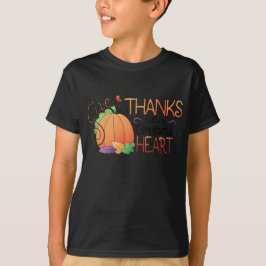 Thanksgiving Holiday woord art t-shirt