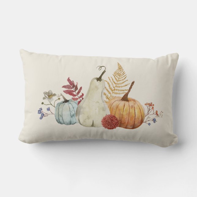 Thanksgiving Home Decor Herfst Pompoenen Kussen (Achterkant)