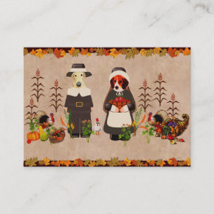 Thanksgiving Honden Informatiekaartje