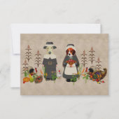 Thanksgiving Honden Kaart (Voorkant)