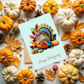 Thanksgiving honor turkey Invitacion Kaart