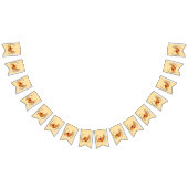 Thanksgiving hoorn des overvloeds op crème bunting vlaggetjes (Alle)