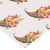 Thanksgiving hoorn des overvloeds tafelkleed (Gekanteld)