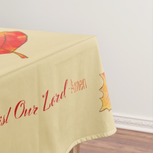 Thanksgiving hoorn des overvloeds zegengebed tafelkleed (Voorbeeld)