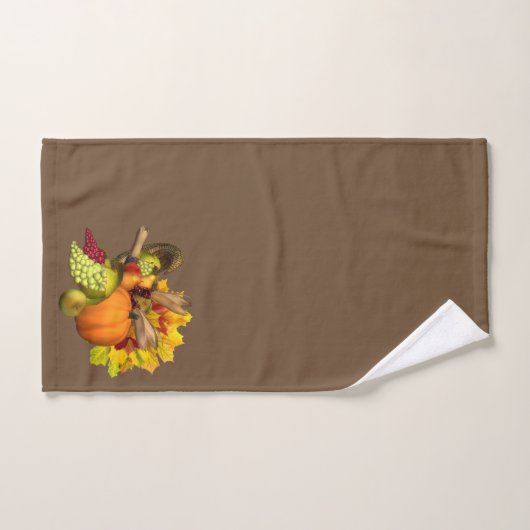 Thanksgiving Horn of Plenty Bad Handdoek (Handdoek)
