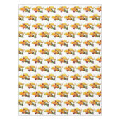 Thanksgiving Horn of Plenty on White Tafelkleed (Voorkant)