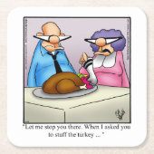 Thanksgiving Humor Bar Onderzetters (Voorkant)