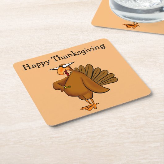 Thanksgiving Humor Bar Onderzetters (Schuin)