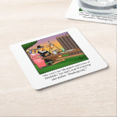 Thanksgiving Humor Bar Onderzetters (Schuin)