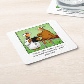 Thanksgiving Humor Bar Onderzetters (Schuin)