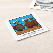 Thanksgiving Humor Bar Onderzetters (Schuin)