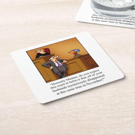 Thanksgiving Humor Bar Onderzetters (Schuin)