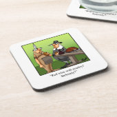 Thanksgiving Humor Bier Onderzetter (Linkerzijde)