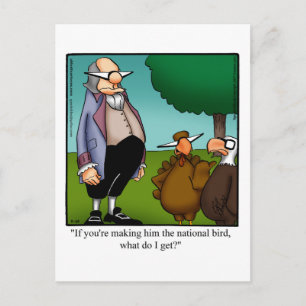 Thanksgiving Humor Briefkaart