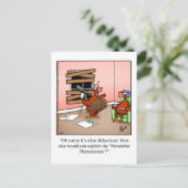 Thanksgiving Humor Briefkaart "Spectickles" (Staand voorkant)