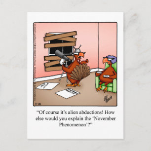 Thanksgiving Humor Briefkaart "Spectickles"