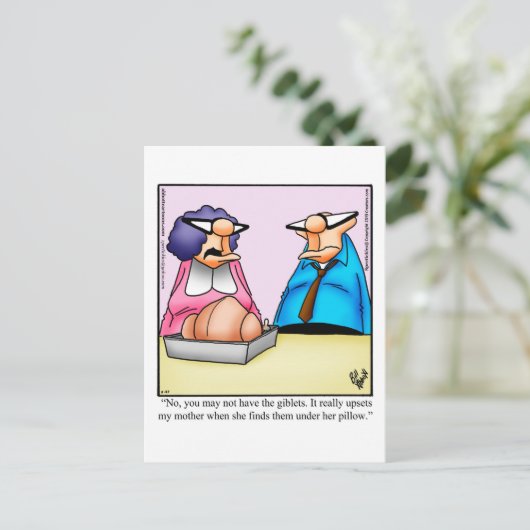 Thanksgiving Humor Briefkaart "Spectickles" (Staand voorkant)