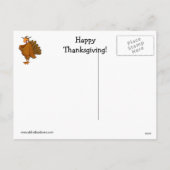 Thanksgiving Humor Briefkaart "Spectickles" (Achterkant)