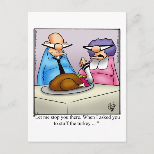 Thanksgiving Humor Briefkaart "Spectickles" (Voorkant)