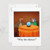 Thanksgiving Humor Briefkaart "Spectickles" (Voorkant / Achterkant)