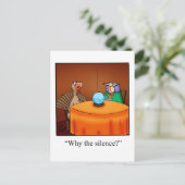 Thanksgiving Humor Briefkaart "Spectickles" (Staand voorkant)