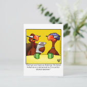 Thanksgiving Humor Briefkaart "Spectickles" (Staand voorkant)