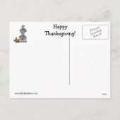Thanksgiving Humor Briefkaart "Spectickles" (Achterkant)