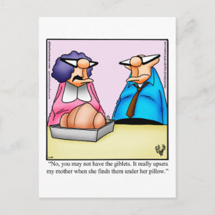 Thanksgiving Humor Briefkaart "Spectickles"