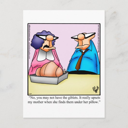 Thanksgiving Humor Briefkaart "Spectickles" (Voorkant)