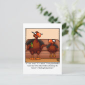 Thanksgiving Humor Briefkaart "Spectickles" (Staand voorkant)