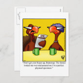 Thanksgiving Humor Briefkaart "Spectickles" (Voorkant / Achterkant)