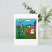 Thanksgiving Humor Briefkaart "Spectickles" (Staand voorkant)