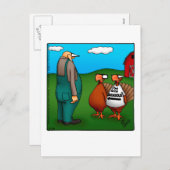 Thanksgiving Humor Briefkaart "Spectickles" (Voorkant / Achterkant)
