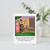 Thanksgiving Humor Briefkaart "Spectickles" (Staand voorkant)