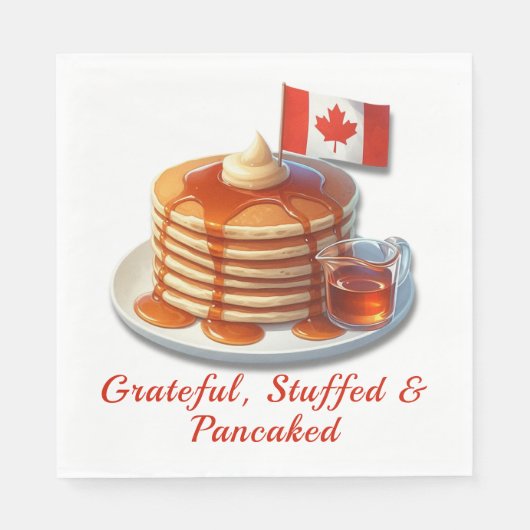Thanksgiving Humor Canada | Maple Pannenkoeken & H Servet (Voorkant)