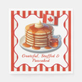 Thanksgiving Humor Canada | Maple Pannenkoeken & H Servet (Voorkant)