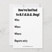 Thanksgiving Humor "Food Coma" Invitaties Kaart (Achterkant)