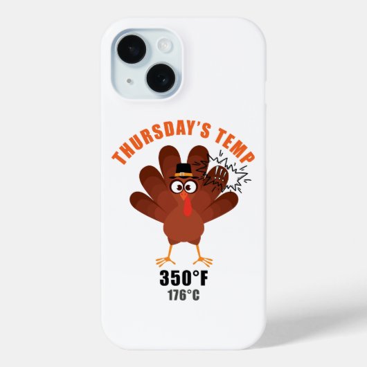 Thanksgiving Humor Funny Turkey Joke Case-Mate iPhone Case (Achterkant)