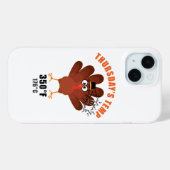 Thanksgiving Humor Funny Turkey Joke Case-Mate iPhone Case (Achterkant (horizontaal))