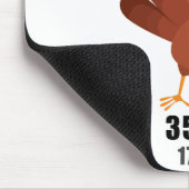 Thanksgiving Humor Funny Turkey Joke Muismat (Hoek)