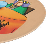 Thanksgiving Humor Glass Cutting Board Snijplank (Hoek)