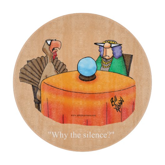 Thanksgiving Humor Glass Cutting Board Snijplank (Voorkant)