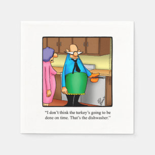 Thanksgiving Humor Holiday Napkins  Servet