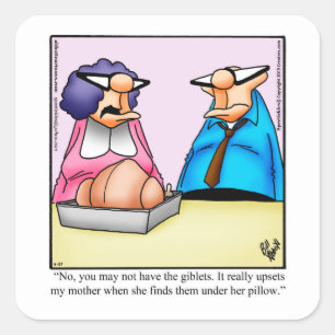 Thanksgiving Humor Holiday Stickers