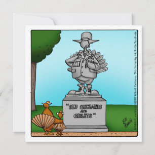 Thanksgiving Humor Invitatie Kaart