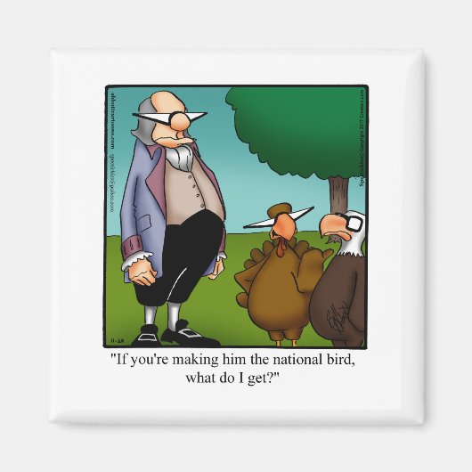 Thanksgiving Humor Magnet Gift (Voorkant)