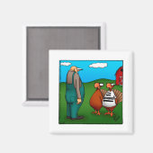 Thanksgiving Humor Magnet Gift (Voorkant / Achterkant)