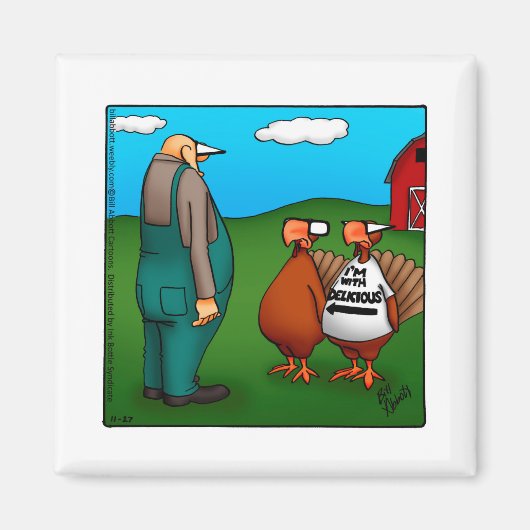 Thanksgiving Humor Magnet Gift (Voorkant)
