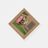 Thanksgiving Humor Papieren servetten (Hoek)