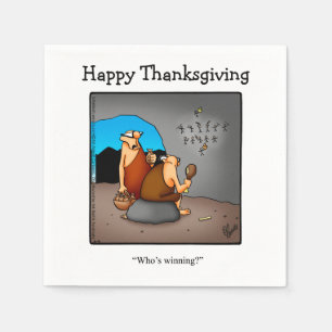 Thanksgiving Humor Papieren servetten